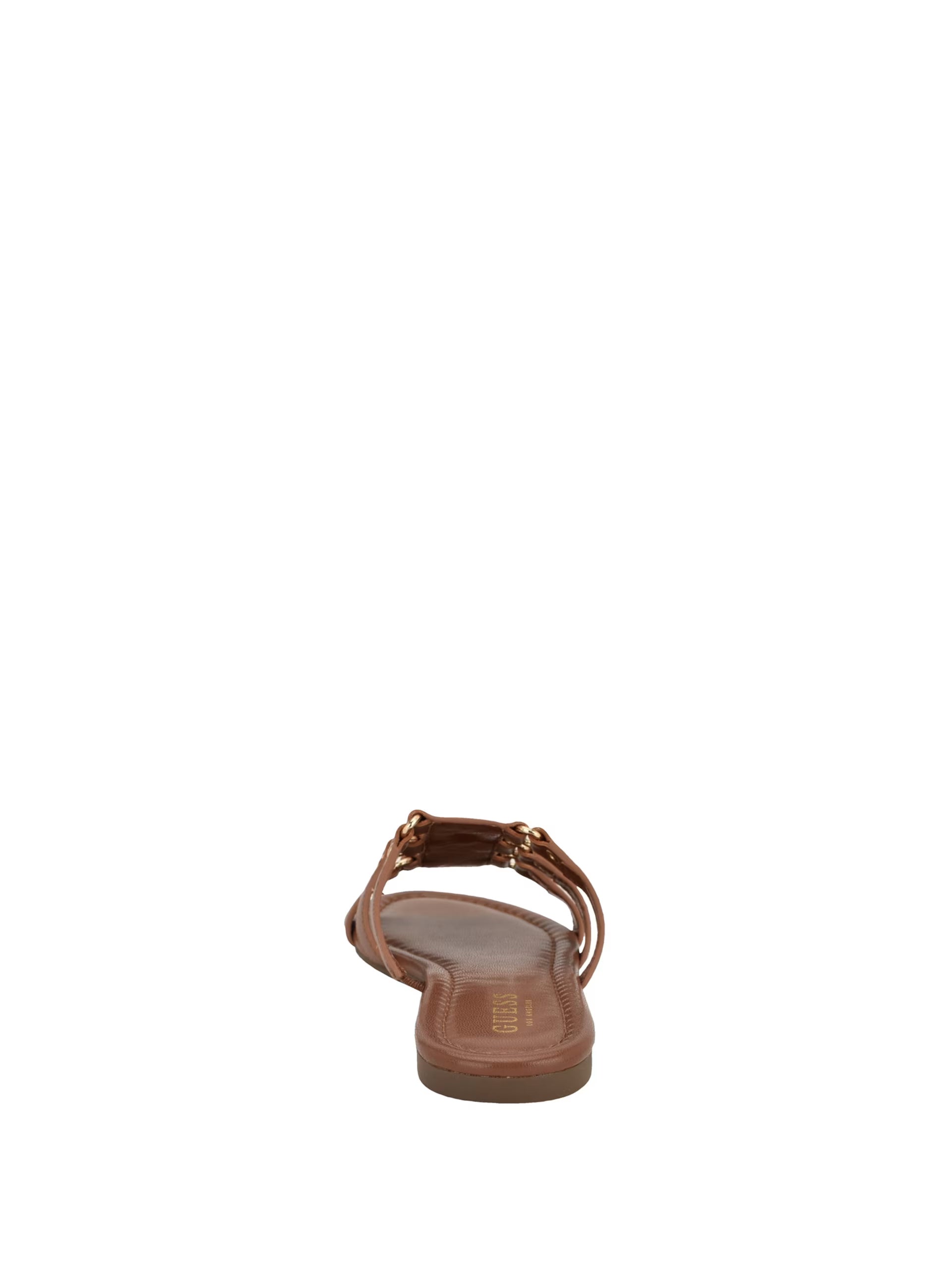 Guess Leania Gladiator Slide Sandals- Brown US 7