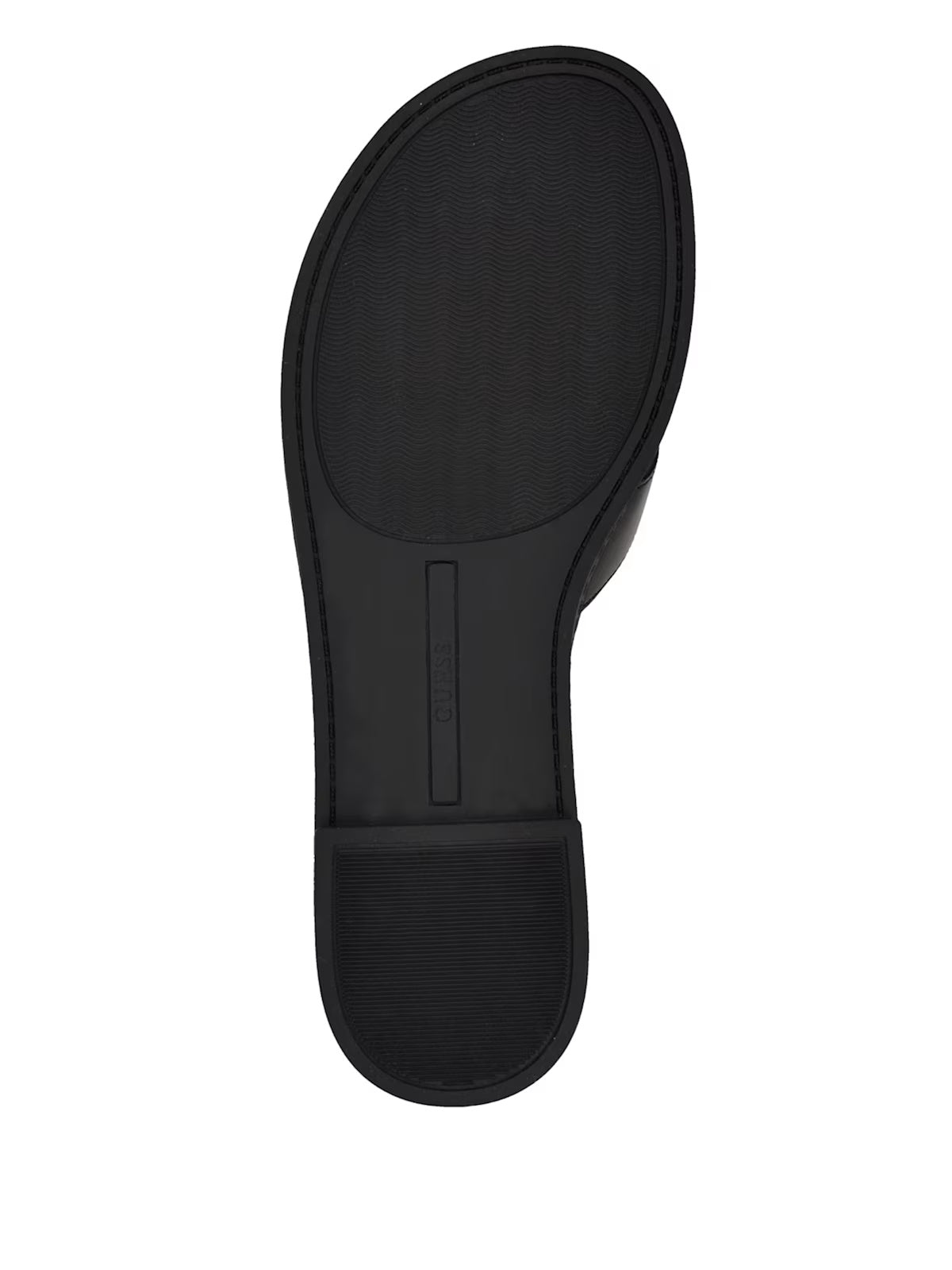 Guess Mazzie Cutout Slide Sandals- Black