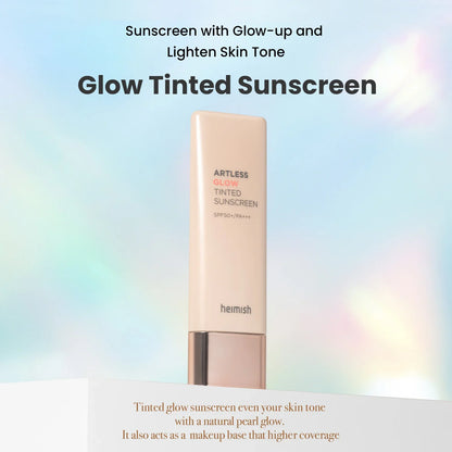 Heimish Artless Glow Tinted Sunscreen SPF50+ Shine Beige 40ml