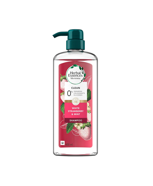 Herbal Essences Clean White Strawberry & Mint Shampoo 600ml