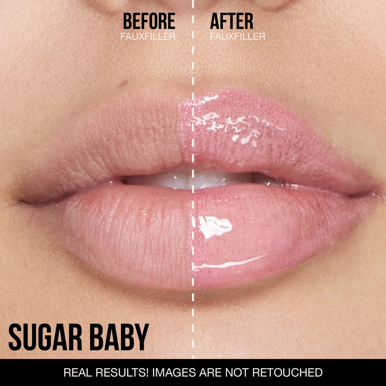 Huda Beauty Faux Filler Extra Shine Lip Gloss-Sugar Baby