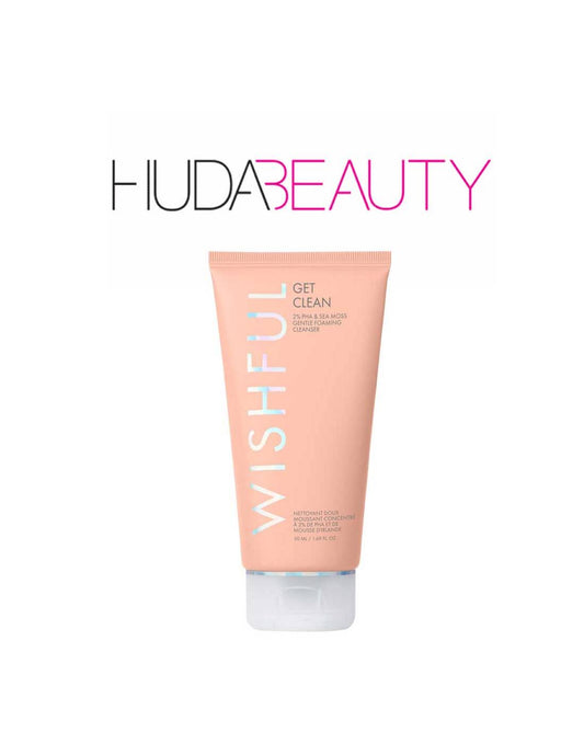 Huda Beauty Get Clean 2% PHA & Sea Moss Gentle Foaming Cleanser 50ml