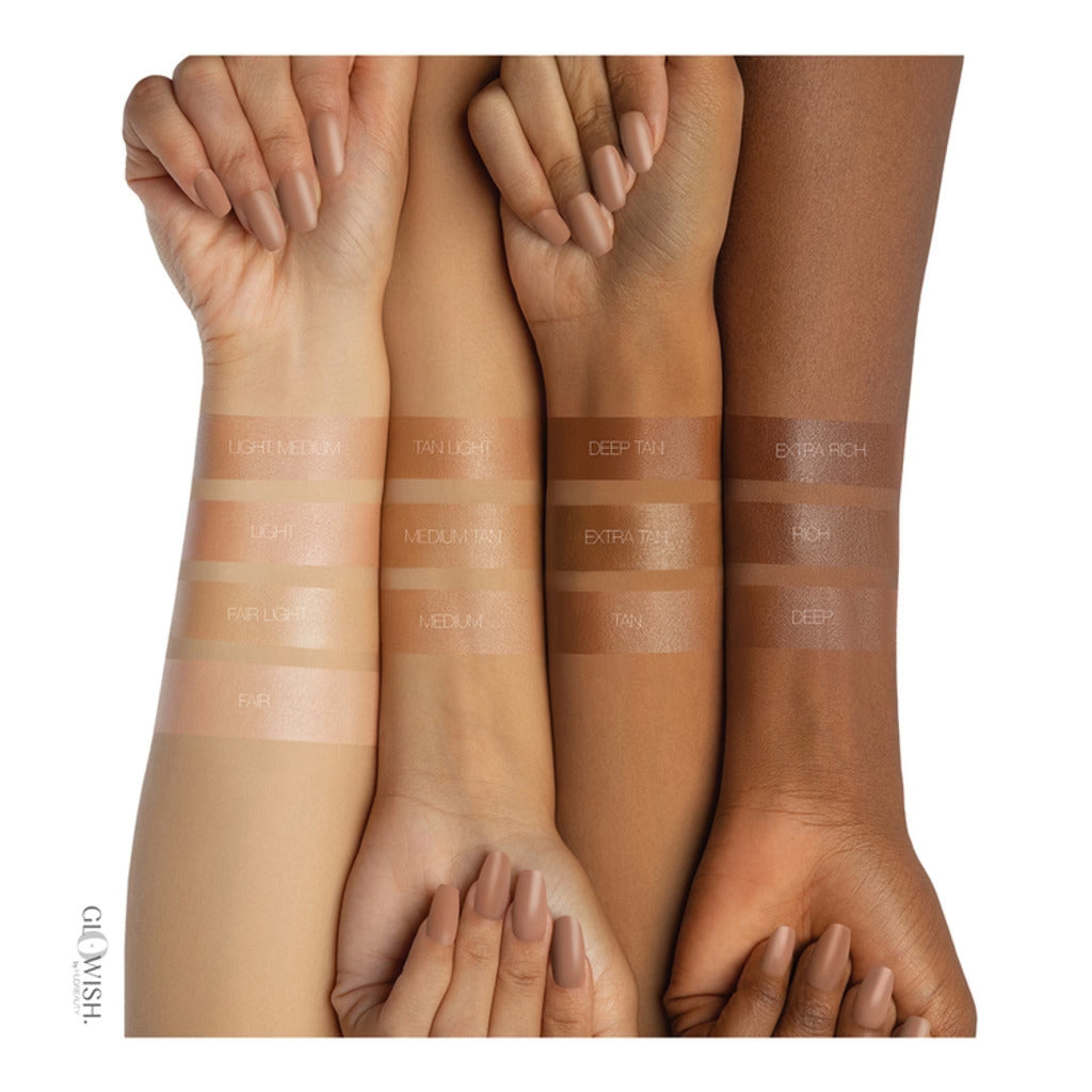 Huda Beauty GloWish Multidew Vegan Skin Tint Foundation- 04 Light Medium 5ml