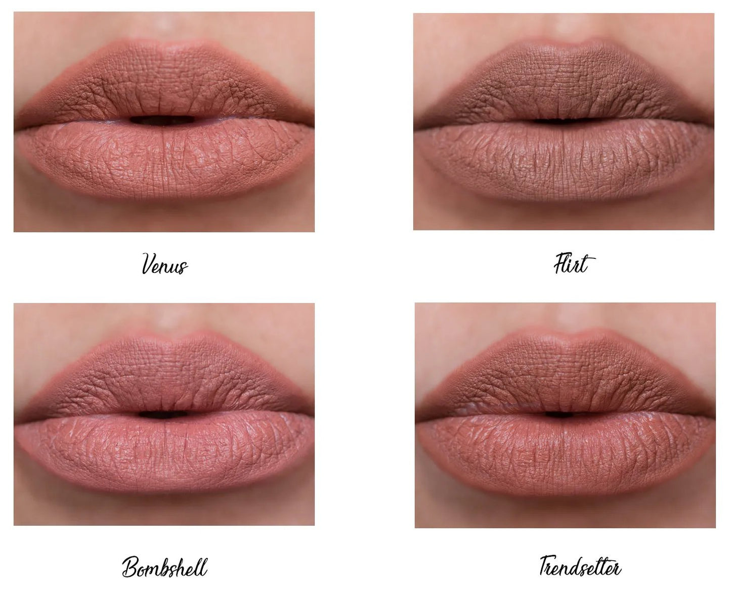 Huda Beauty Liquid Matte Minis Lipstick Blushed Nudes- Bombshell 1.9ml