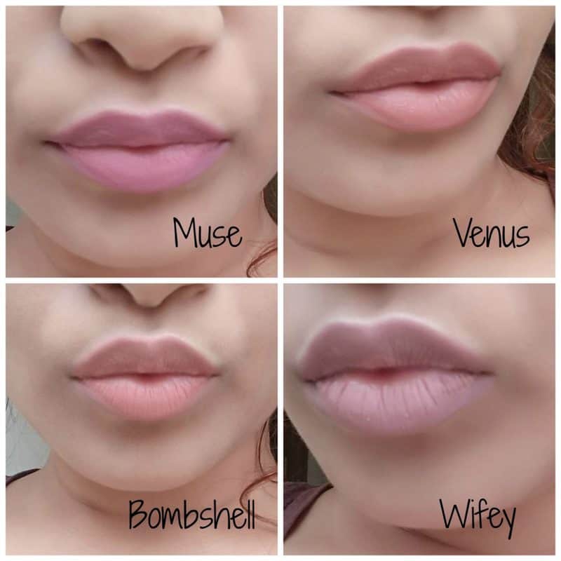Huda Beauty Liquid Matte Minis Lipstick Blushed Nudes- Muse 1.9ml