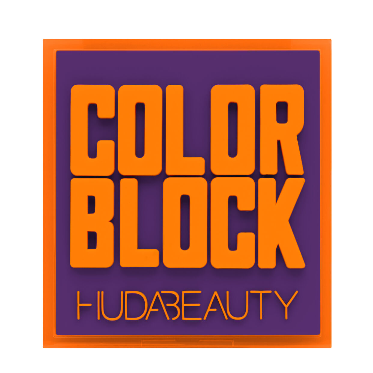 Huda beauty Color Block Orange & Purple Obsessions Palette