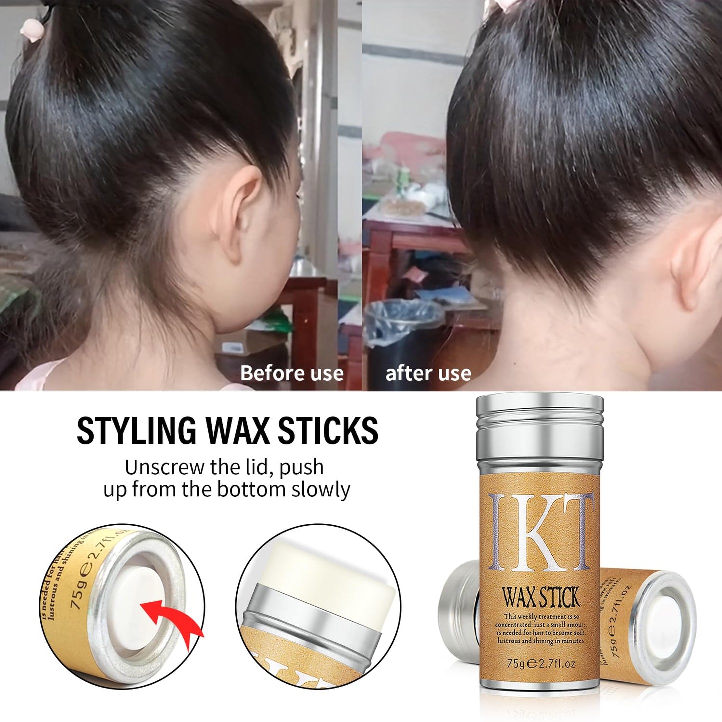 IKT Hair Wax Stick 75g