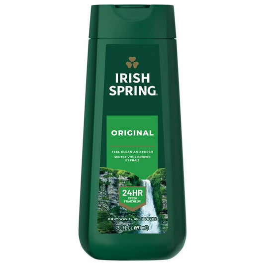 Irish Spring Original Clean Moisturizing Face & Body Wash 591ml