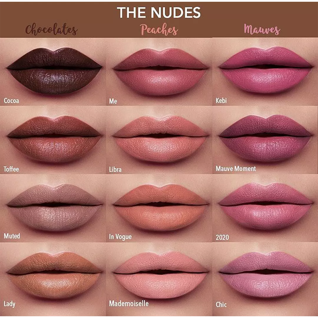 Juvia's Place The Nude Velvety Matte Lipstick- Toffee 4g