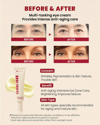 KSECRET Seoul 1988 Eye Cream Retinal Liposome 4% + Fermented Bean 30ml