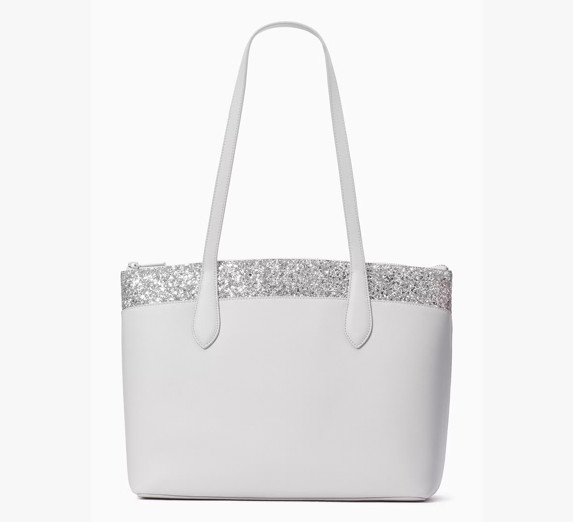 Kate Spade Flash Glitter Satchel Bag- Grey