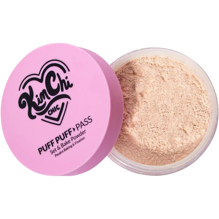 Kimchi Chic Beauty Puff Puff Pass Set & Bake Powder - 03 Translucent