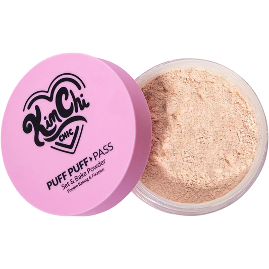 Kimchi Chic Beauty Puff Puff Pass Set & Bake Powder - 03 Translucent