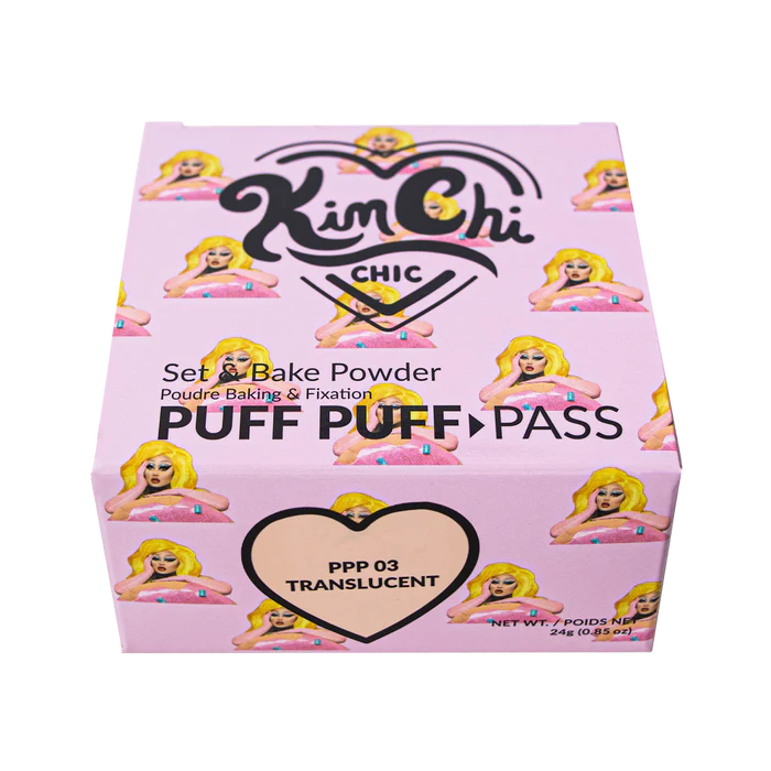 Kimchi Chic Beauty Puff Puff Pass Set & Bake Powder - 03 Translucent