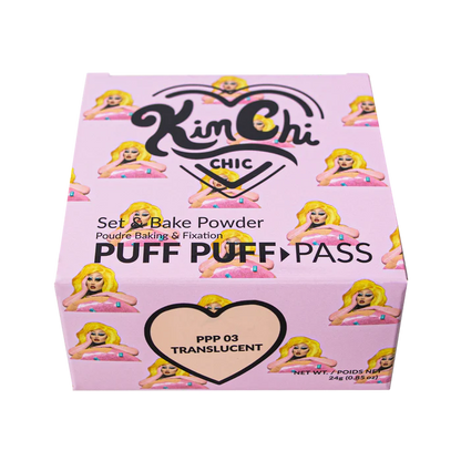 Kimchi Chic Beauty Puff Puff Pass Set & Bake Powder - 03 Translucent