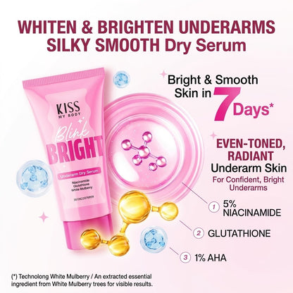 Kiss My Body Underarm Dry Serum Blink Bright 45g