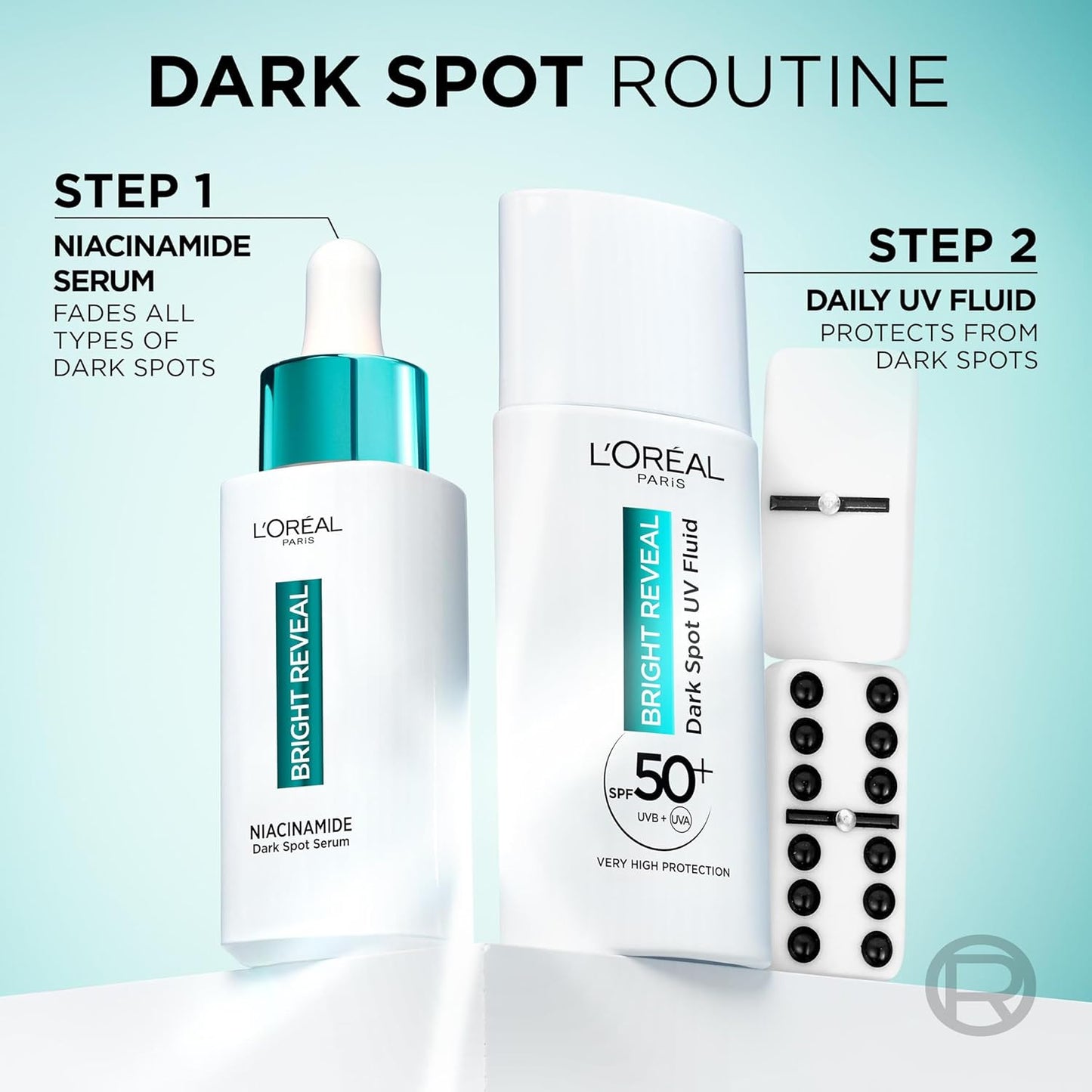 L'Oreal Bright Reveal Dark Spot UV Fluid SPF50+ with Niacinamide 50ml