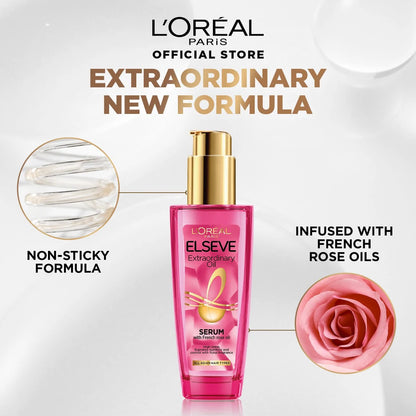 L'Oreal Elseve Extraordinary Oil Serum with French Rose Oil 100ml