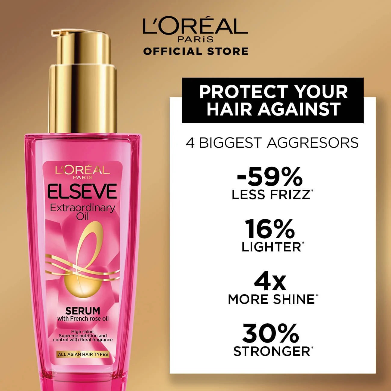 L'Oreal Elseve Extraordinary Oil Serum with French Rose Oil 100ml
