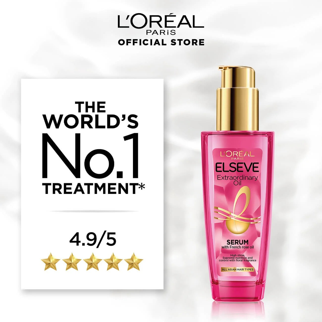 L'Oreal Elseve Extraordinary Oil Serum with French Rose Oil 100ml