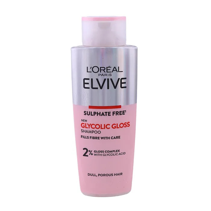 L'Oreal Elvive Glycolic Gloss Sulphate Free Shampoo for Dull Hair 200ml