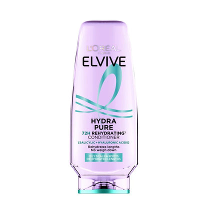 L'Oreal Elvive Hyaluron Pure 72hr Rehydrating Conditioner 300ml