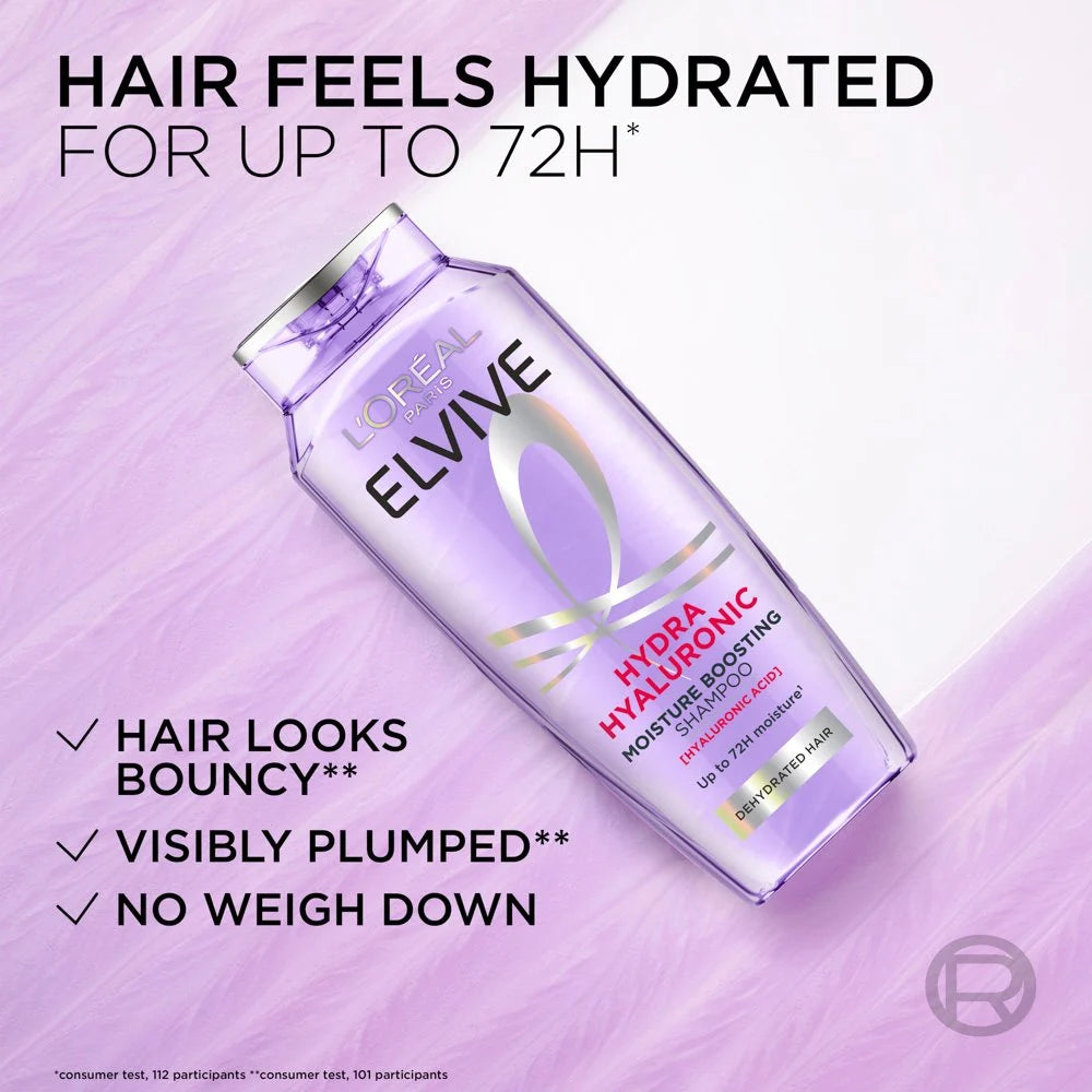 L'Oreal Elvive Hydra Hyaluronic Moisture Boosting Shampoo 250ml