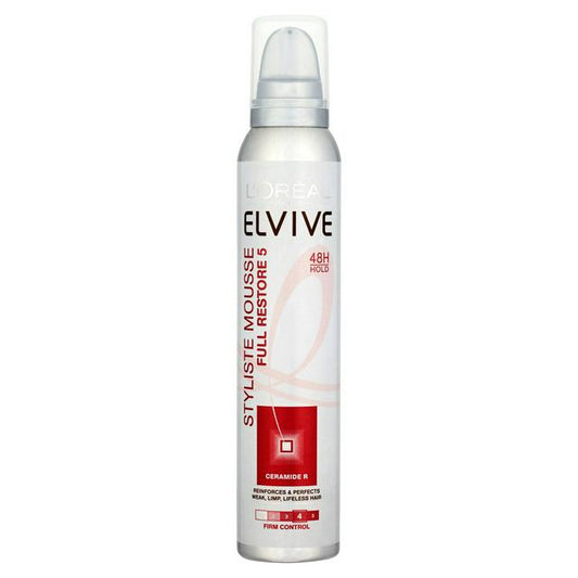 L'Oreal Elvive Styliste Full Restore 5 Hair Mousse 200ml