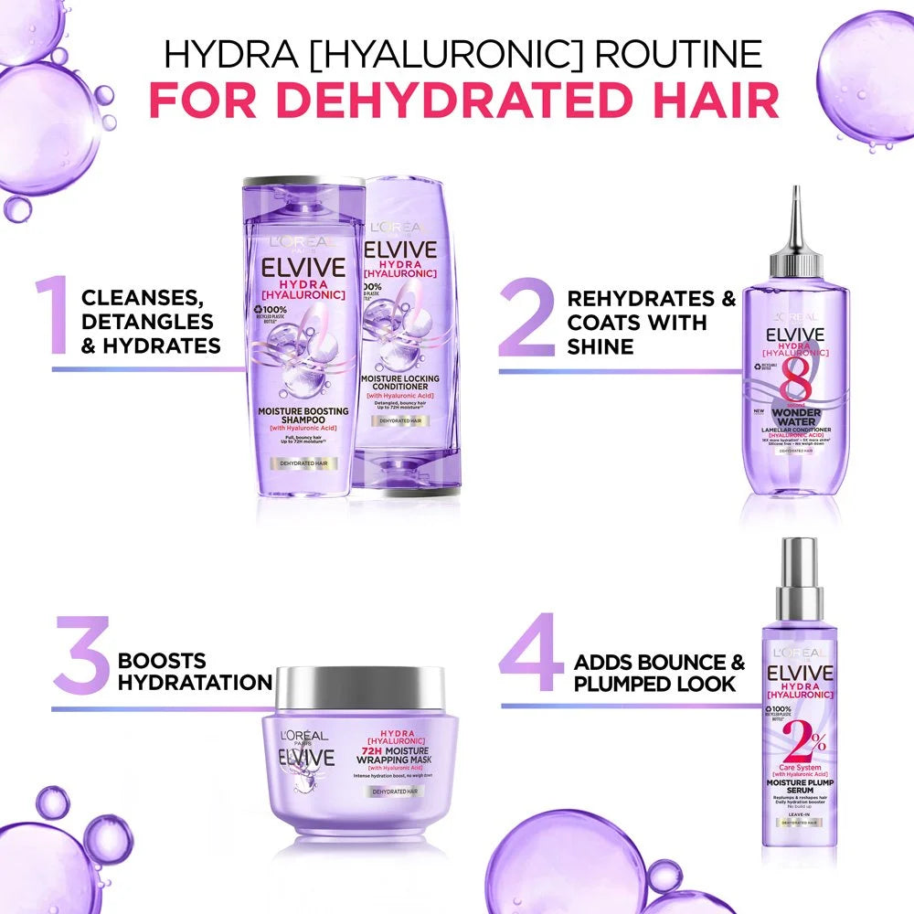 L'Oreal Hydra Hyaluronic 8 sce Wonder Water Lamellar Conditioner 200ml