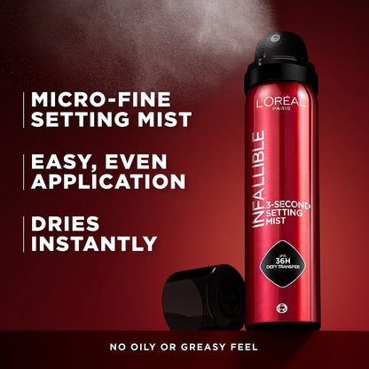 L'Oreal Paris Infallible 3 Second Setting Mist 75ml