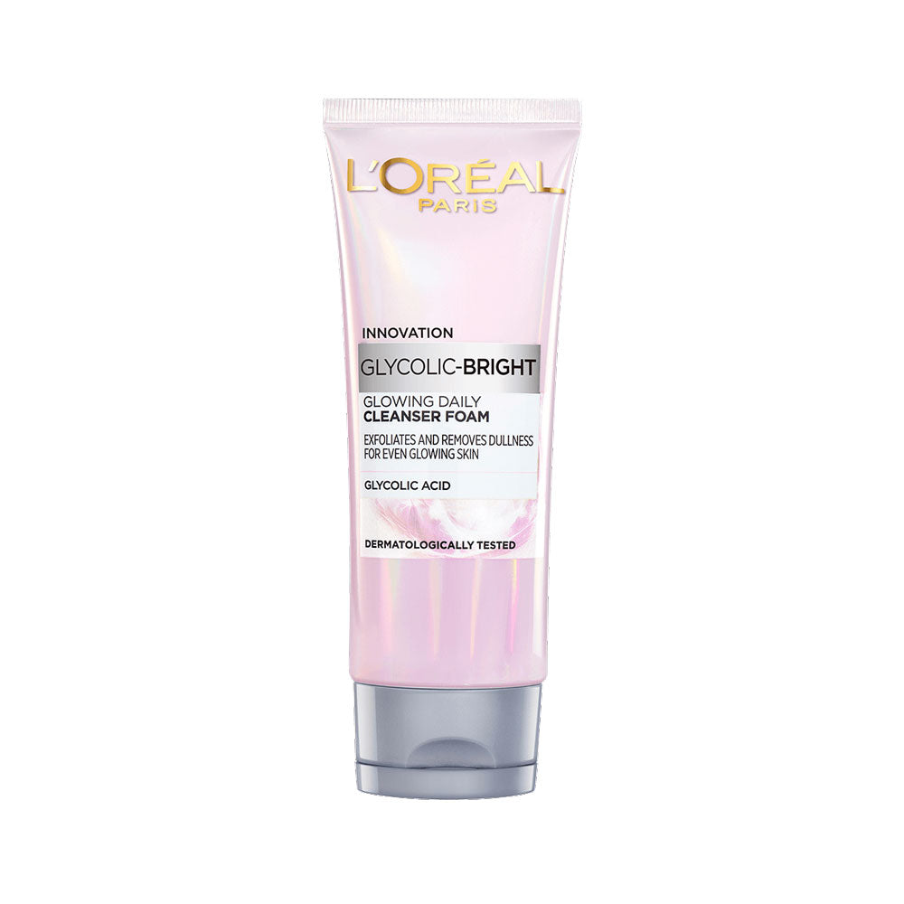 L'Oreal Paris Innovation Glycolic Bright Glowing Daily Cleanser Foam 100ml