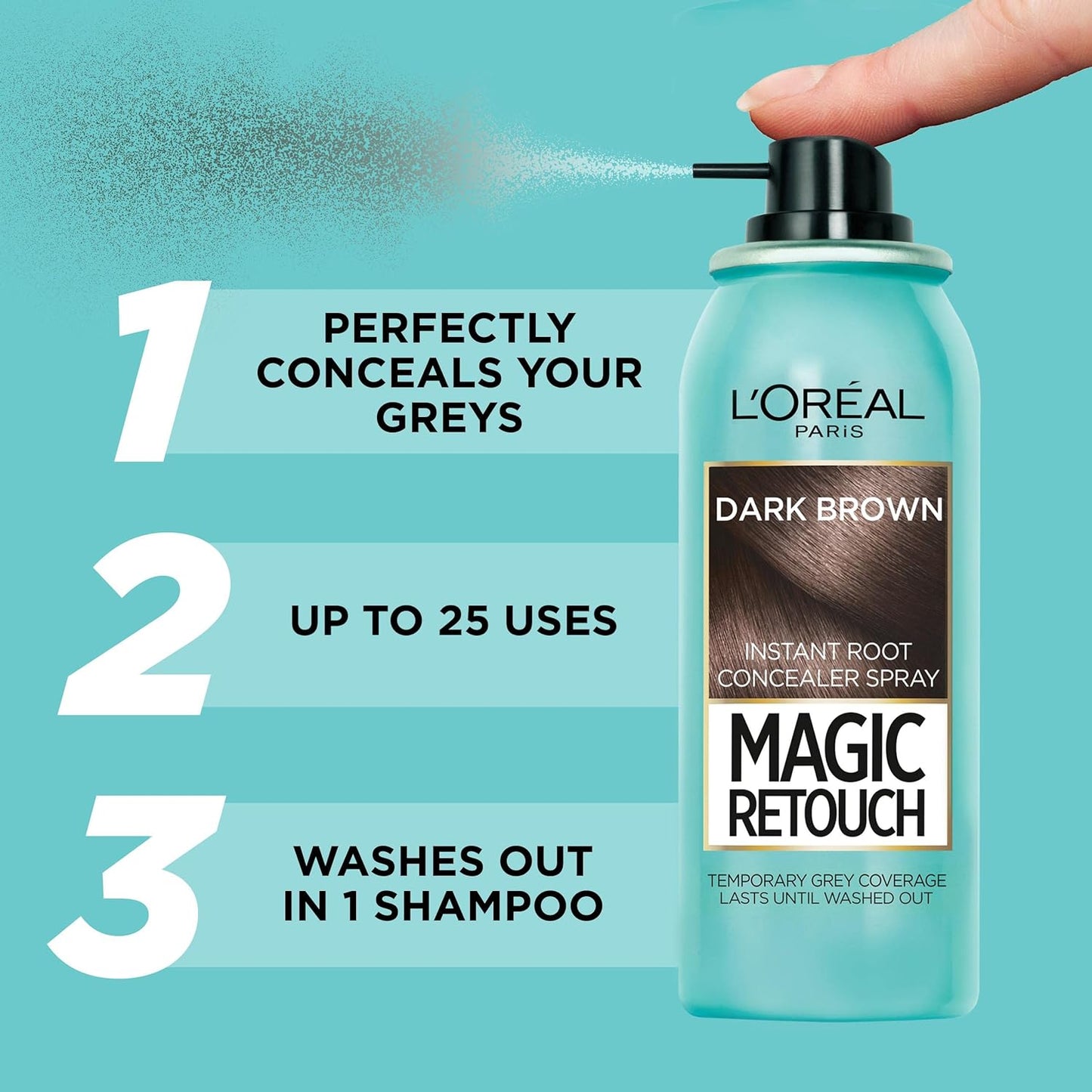 L'Oreal Paris Magic Retouch Dark Brown 75 ml