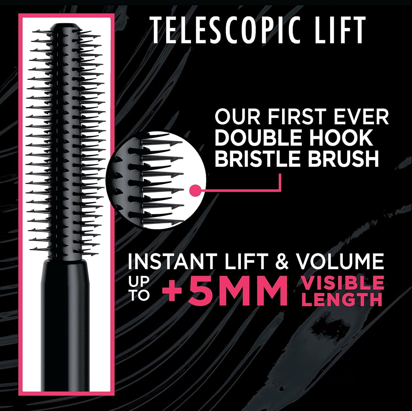 L'Oreal Paris Telescopic Lift Washable Mascara-Black