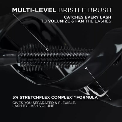 L'Oreal Paris Voluminous Panorama Mascara Waterproof-703 Black
