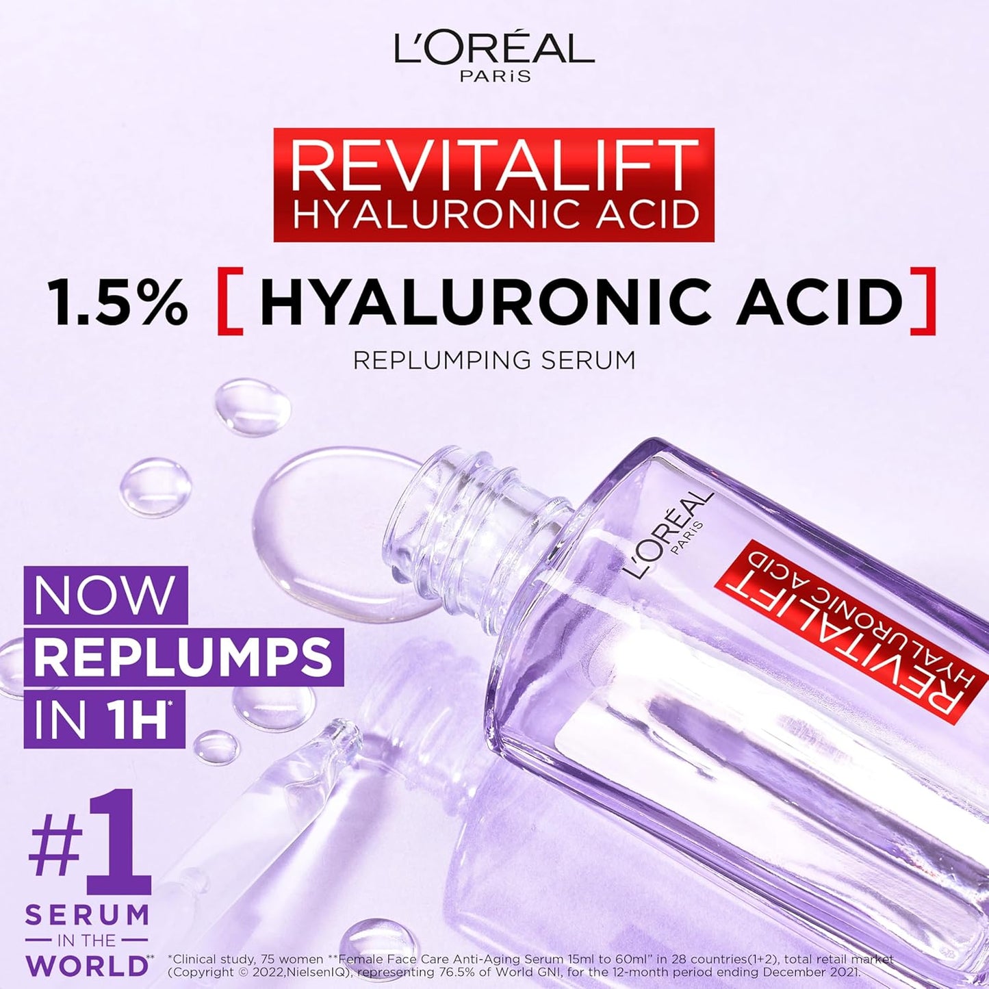 L'Oreal Revitalift Filler 1.5% Hyaluronic Acid Anti-Wrinkle Serum 30ml