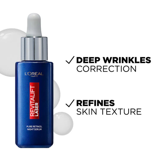 L'Oreal Revitalift Laser Pure Retinol Deep Wrinkle Night Serum 30ml
