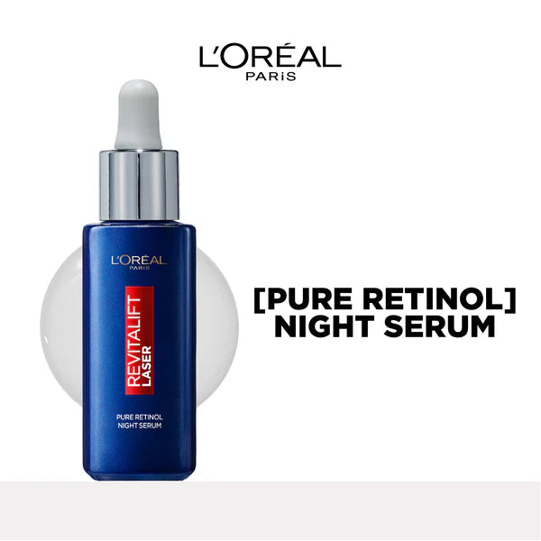 L'Oreal Revitalift Laser Pure Retinol Deep Wrinkle Night Serum 30ml