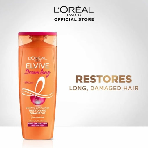 L'Oreal Elvive Dream Lengths Restoring Shampoo for Long, Damaged Hair 400ml