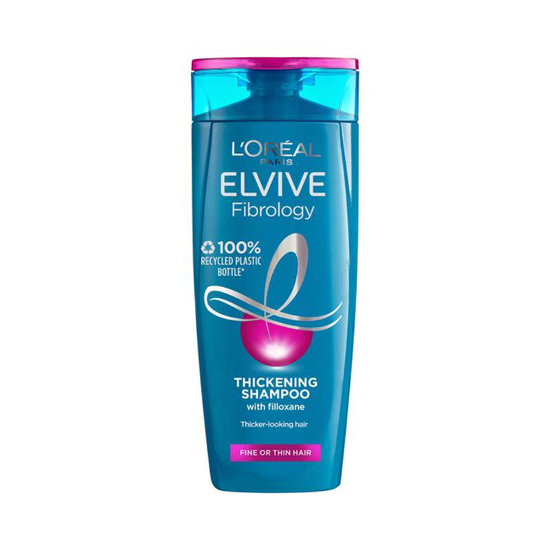 L'oreal Paris Elvive Fibrology Thickening Shampoo For Fine Thin Hair 400ml