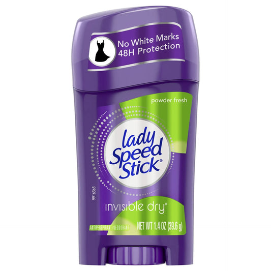 Lady Speed Stick Invisible Antiperspirant Deodorant- Powder Fresh 39.6g