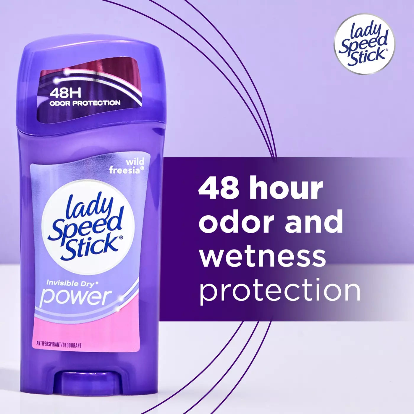 Lady Speed Stick Invisible Antiperspirant Deodorant- Wild Freesia 39.6g