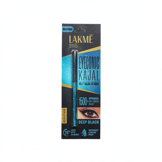 Lakme 9 to 5 Eyeconic Kajal- Deep Black