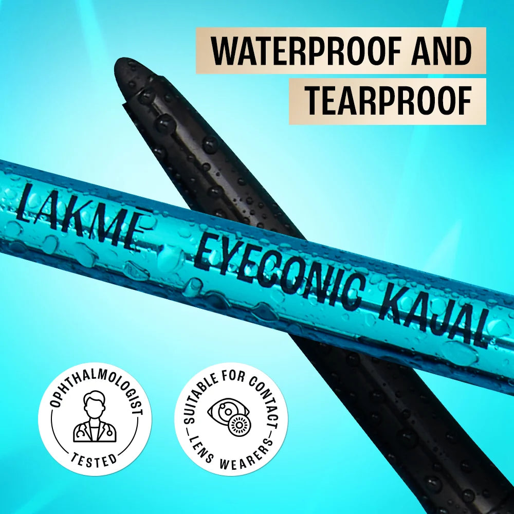 Lakme 9 to 5 Eyeconic Kajal- Deep Black
