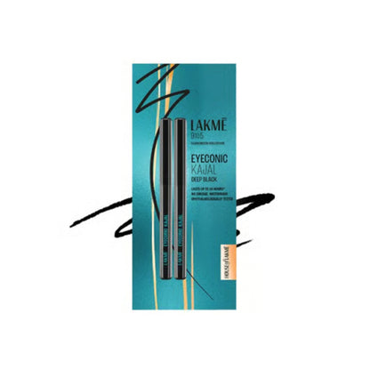 Lakme Eyeconic Kajal Twin Pack- Deep Black