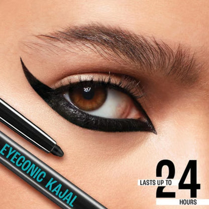 Lakme Eyeconic Kajal Twin Pack- Deep Black
