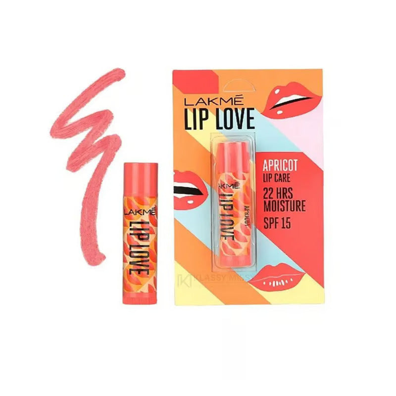 Lakme Lip Love Chapstick SPF15 Apricot 4.5g