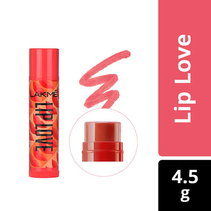 Lakme Lip Love Chapstick SPF15 Apricot 4.5g