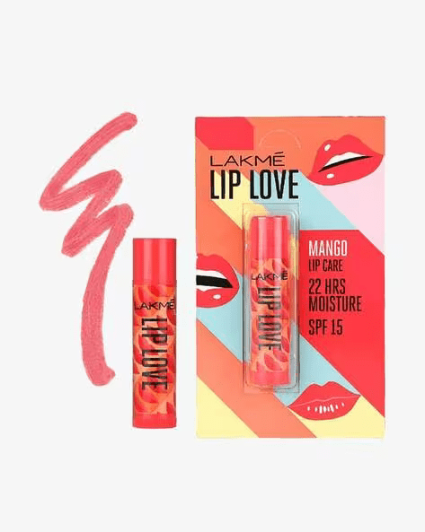 Lakme Lip Love Chapstick SPF15 Mango 4.5g