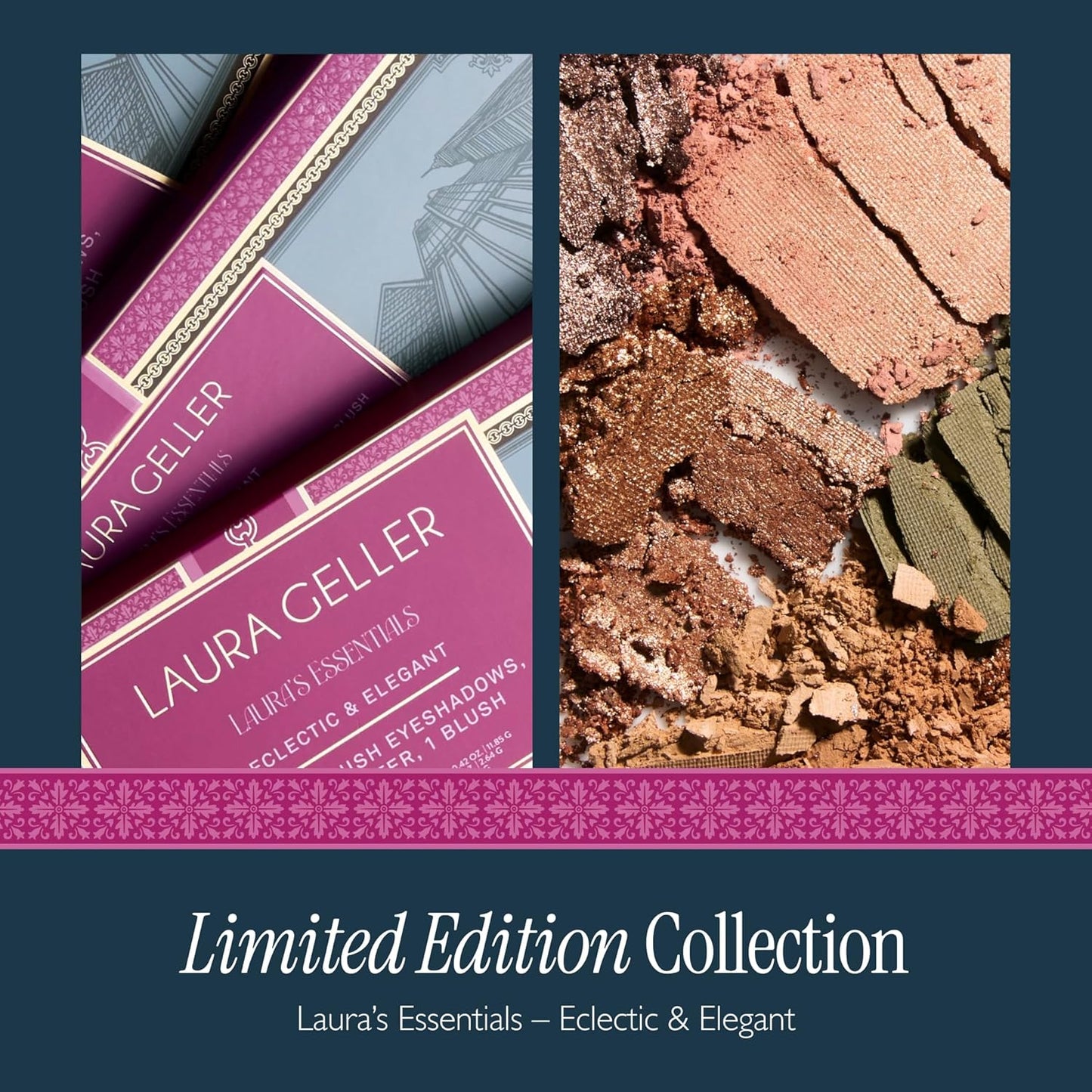 Laura Geller Laura's Essentials Eclectic & Elegant Multi-Finish Eye & Face Palette