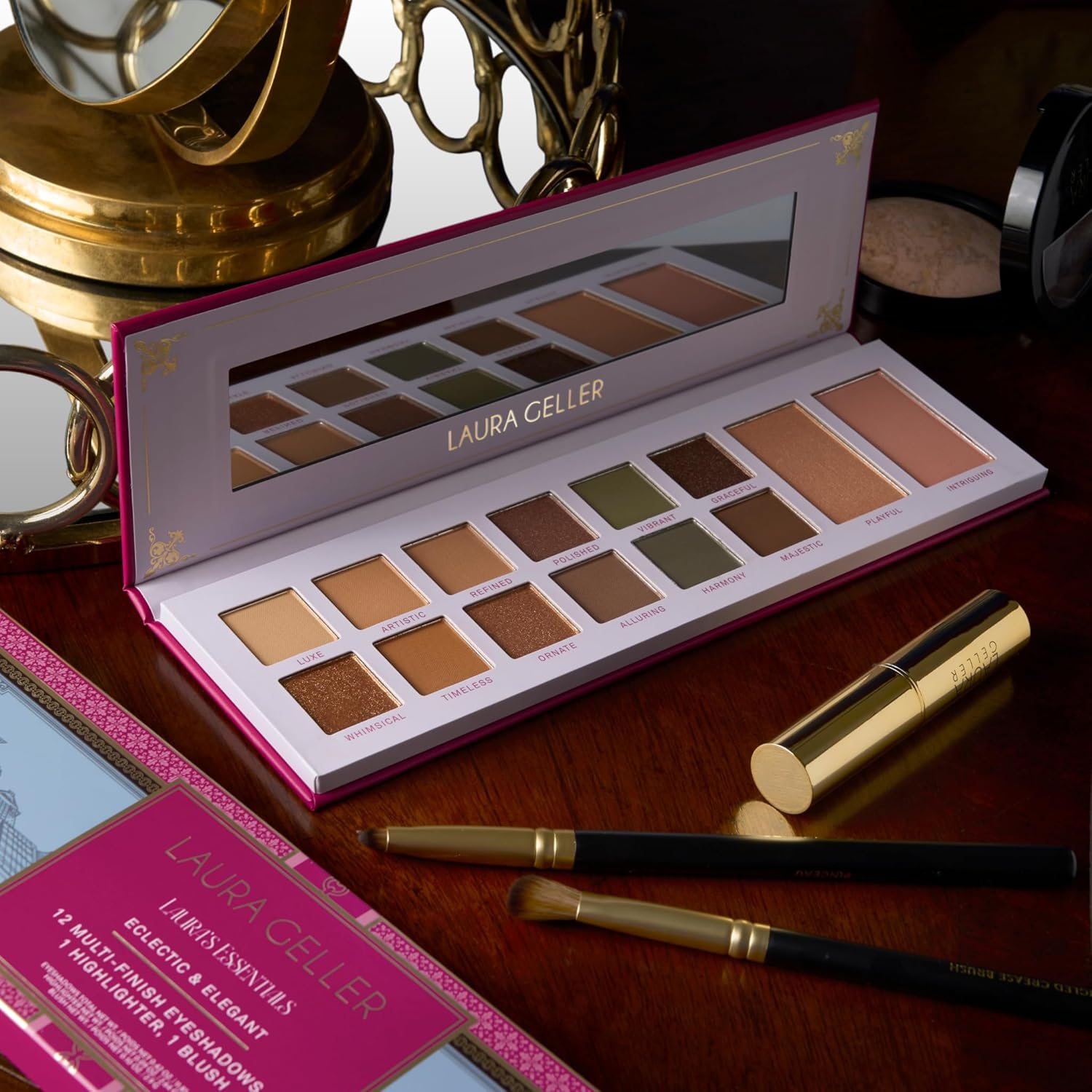 Laura Geller Laura's Essentials Eclectic & Elegant Multi-Finish Eye & Face Palette